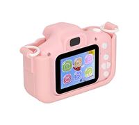 Xiuganpo Juguete de Cámara para Niños con Pantalla de 2,0 Pulgadas para Niños, Cámara de Vídeo para con Accesorios para Momentos Felices, a Prueba de Golpes para Aventuras Al Aire Libre (Pink)