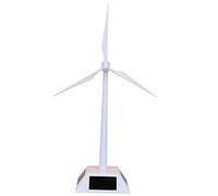 Xiuganpo Juguete de Molino de Viento Solar para Niños, Modelo Educativo de Molinete Hecho de Plástico No Tóxico para Decoración del Hogar, Automóvil o Escritorio, Promueve el Desarrollo del