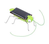 Xiuganpo Juguete de Saltamontes Vibratorio con Energía Solar, Insecto Respetuoso con el Medio Ambiente, Educativo para Niños, ABS Verde, 1 Pieza para Mayores de 3 Años