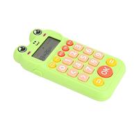 Xiuganpo Juguete Educativo de Aritmética Oral para Niños, Indicaciones de Voz Claras Portátiles, Pantalla LCD para Aprender Juegos de Matemáticas, para del Día del Niño, Material ABS (Green)