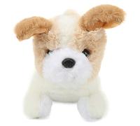 Xiuganpo Juguete Eléctrico de Peluche para Perro, Lindo Muñeco de Perro de Simulación para Niños y Decoración del Hogar, Tela de Felpa Suave, 17x11x14cm (Collie de la Frontera)