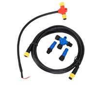 Xiuganpo Kit de Arranque NMEA 2000, M12 5pin Marine Grado, Cables de Reducción,2 M de Cables de Caída de Reemplazo Terminadores para el Dispositivo SimradGarmin de Lowrance, Instalación