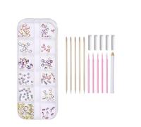 Xiuganpo Kit de Bricolaje de Cristal con Gemas para Dientes, Material Duradero para Decoraciones Dentales, Fácil de Usar para Mejorar la Sonrisa, Accesorios Dentales para Uso Doméstico (Tipo 3)