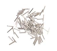 Xiuganpo Kit de Conectores de Manguitos de Engarce de Barril de Acero Inoxidable Duradero para Conectores de Tubos de Sedal de Pesca, 100 Unidades para Materiales de Plomo Grandes (1.2#)