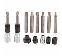 Xiuganpo Kit de Herramientas de Polea de Alternador, Juego Eficiente de Extracción de Rueda Libre para Poleas OAD OWC, Acero Al Cromo Vanadio, Apto para, Instalador de Taladros de 13 Piezas