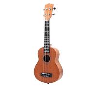 Xiuganpo Kit para Principiantes de Ukelele, Juego de Ukelele de 21 Pulgadas con Afinador y Correa, Instrumento de 4 Cuerdas de Madera Maciza, Juego de Práctica de Compacto y