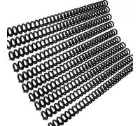 Xiuganpo KW-trio 10 Anillos de Encuadernación de Plástico para Cuaderno y álbum de Papel de Bricolaje, Fácil Giro de Página, Adecuado para A4 A5 A6, 12 Mm de Diámetro (10PCS)