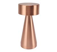 Xiuganpo Lámpara de Mesa LED Portátil de Metal con Sensor Táctil Regulable para Luz Nocturna Recargable de Escritorio de Dormitorio (Oro rosa)