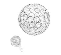 Xiuganpo Lámpara de Pared de Cristal Moderna Bombilla LED Incandescente de bajo Consumo Compatible Diseño Exquisito para Dormitorio Sala de Estar Baño Hotel Crea una Agradable Condición de