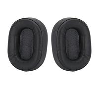 Xiuganpo Las Mejores Almohadillas de Repuesto para Auriculares, Almohadillas Flexibles Que Mejoran los Graves, Fácil Instalación para ATHMSR7 M50X M20 M40 M40X, Paquete de 2 (Black)
