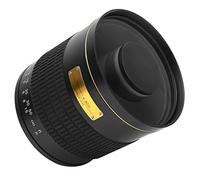 Xiuganpo Lente de Espejo Telefoto de 500 Mm F6.3 para Cámara con Montura EF, Diseño Liviano para un Uso Conveniente, Lente de Enfoque Manual para Fotografía de Insectos y Turismo (Black)