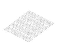 Xiuganpo Lente LED SMD de 3V, Cuentas de Lámpara de Tablero de Fibra de Vidrio Resistentes para Televisores LED de 32-65 Pulgadas, Solución de Retroiluminación de Fácil Instalación de 50 Piezas