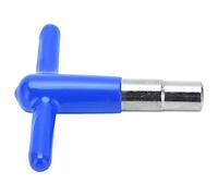 Xiuganpo Llave en Forma de T para Tambor con de Silicona para una Fácil Afinación - Llave Duradera de Aleación Zine para Músicos y Entusiastas de la Batería - Compacta y Liviana (BLUE)