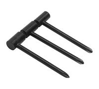 Xiuganpo Llave para Varilla de Guitarra Hierro 7MM / 8MM / 6.35MM 3PCS Llaves Hexagonales Ajustables para Guitarras, Jackson, Fabricadas en Japón Material de (Negro 6,35 MM + 7 MM + 8 MM tres