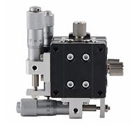 Xiuganpo LSP40-LM XYR Plataforma de Recorte de 3 Ejes Mesa Deslizante de Ajuste de Etapa Lineal Manual con Riel Guía Transversal de Acero con Rodamiento de Alta Resistencia para un Trabajo Estable