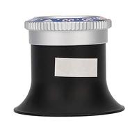 Xiuganpo Lupa de Reparación de Relojes, Herramienta de Aumento Duradera de 15X para Relojeros, Lupa de Vidrio óptico de Aleación de Aluminio para Herramienta de Joyería