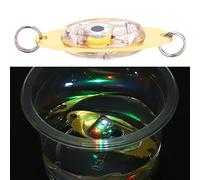 Xiuganpo Luz Intermitente LED Colorida para Señuelo Submarino de Caída Profunda, Tiempo de Brillo Duradero para un Posicionamiento Visual Preciso, Ideal para Atraer Peces en Aguas Profundas, Ideal