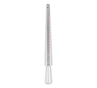 Xiuganpo Mandril de Calibre de Anillo de Aleación de Aluminio para Fabricación Práctica de Joyas y Medición Precisa del Tamaño de 24,9 Cm
