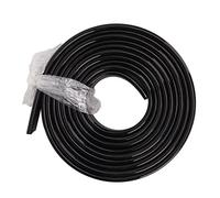 Xiuganpo Manguera de Tinta para Impresora, Tubo de Tinta de 6 Líneas para Impresoras UV, 3 Metros de Longitud, Antienvejecimiento, Resistencia a la Corrosión, Material HTPE, Tubo de (BLACK)