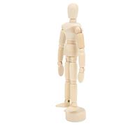 Xiuganpo Maniquí de Madera, Figura de Dibujo Ajustable para Artistas, Portátil, 14 Articulaciones Giratorias, Decoración del Hogar (árbol de embalaje 2)