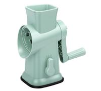 Xiuganpo Máquina de Afeitar de Hielo Manual, Manivela con Ventosa (GREEN) | Trituradora de hielo portátil con manivela para conos de nieve, batidos, cócteles, fácil de limpiar, no necesita electricidad