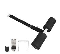 Xiuganpo Máquina de Entrenamiento Abdominal con Asistente para Sentarse, Conveniente para Dormitorio, Cama Baja, para Mujeres, Algodón + Acero, Negro, para Tropas Escolares