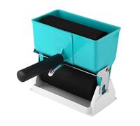 Xiuganpo Máquina Encoladora Manual, Aplicador de Pegamento, Plástico de Mano + de Plástico Antideslizante de Metal para Fábrica de Muebles, Fábrica de Cuero (6 pulgadas con interruptor para