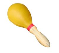 Xiuganpo Maracas Instrumento Musical para Niños Diversión Rumba Shaker para Niños Pequeños y Bebés PVC 1 Pieza (YELLOW)