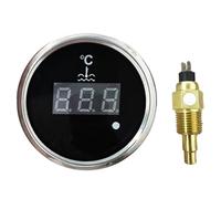 Xiuganpo Medidor de Temperatura del Coche, Monitor Digital de Temperatura del Agua del Coche con Pantalla Antideslumbrante, Medidor Digital Versátil de del Agua para (12V)