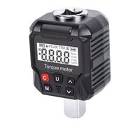 Xiuganpo Medidor de Torsión Digital, Rango de Alarma de 17-340 Nm con Precisión ±2% en el Sentido de las Agujas del Reloj, para Adaptadores de Llaves de Vaso y Mantenimiento del Motor