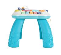 Xiuganpo Mesa Musical Learn and Groove Mesa Educativa de Actividades para Bebés con Características de Luz y Sonido para el Desarrollo del Aprendizaje Temprano Plástico 33x33x32cm 1 Juego