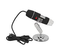 Xiuganpo Microscopio Digital USB 3 en 1 1600X con LED Ajustables para Investigación Científica e Inspección Industrial