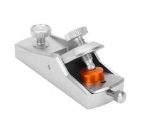 Xiuganpo Mini Cepillo de Mano, Plano de Bloque de Aleación de Aluminio, Cepillo de Madera Pequeño con Accesorio de Latón, Hoja de 28 Mm de Ancho, ángulo de Trabajo de 33 °