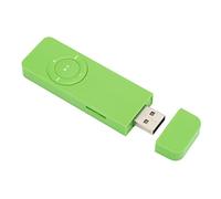 Xiuganpo Mini Reproductor de Música MP3 Portátil con Batería de Larga Duración, Reproductor de MP3 de Bolsillo para Escuchar Novelas, Compatible con Tarjeta de Memoria de hasta 64 GB (Green)