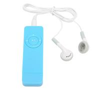 Xiuganpo Mini Reproductor de Música MP3 Portátil con Batería de Larga Duración, Reproductor de MP3 de Bolsillo para Escuchar Novelas, Compatible con Tarjeta de Memoria de hasta 64 GB (Blue)