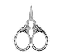 Xiuganpo Mini Tijeras de Bolsillo Vintage, Tijeras Pequeñas de Acero Inoxidable para Coser Manualidades y Bordados, 4,3 X 6 Cm