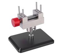 Xiuganpo Mini Tornillo de Banco para Mesa, Abrazadera de Mesa Portátil con Riel Deslizante Giratorio de 360° para Construcción de Modelos Joyeros Aficionados, Proyectos de Bricolaje