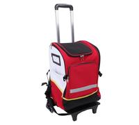 Xiuganpo Mochila para Herramientas de Limpieza, Barra de Tracción para Subir Escaleras, Bolsa Organizadora de Gran Capacidad para Suministros de Limpieza, Tela Oxford 1000D a Prueba de Agua (Rojo)
