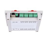 Xiuganpo Módulo de relé de 8 Canales RJ45 /IP de para Control de Acceso a Red Adecuado para Uso Industrial (WHITE)