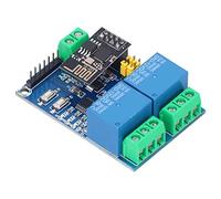 Xiuganpo Módulo de relé WiFi de Doble Canal de 12 V Interruptor Remoto de Aplicación de Teléfono Inteligente para el Hogar, Tablero de relé WiFi para Automatización IOT, Control Inalámbrico de 10 A