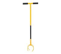 Xiuganpo Motocultor Manual con Púas Curvas, Aflojador de Suelo para Labranza de Jardín, Camas Elevadas y Mezcla de Abono