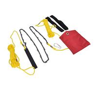 Xiuganpo Motosierra de Bolsillo Plegable para Ramas de árbol de Alta Dureza de 48 Pulgadas, Sierra de Cadena de Cuerda Manual de Poda con Cómodo para Acampar y Sobrevivir Al Aire Libre