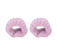 Xiuganpo Muñequeras Absorbentes, Franela Suave, Diseño Ligero para Toallas de Mujer, Perfectas para Viajar en Casa (PURPLE)