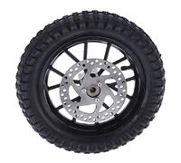 Xiuganpo Neumático Delantero Muy Rígido para de 2 Tiempos, Adecuado para Mini Motos de Cross, Neumático de Caucho Resistente a la Corrosión para Ciclistas Todoterreno (A (negro))