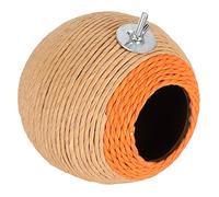 Xiuganpo Nidos de Pájaros Tejidos Hechos a Mano para Loros y Hámsteres, Jaula de Anidación de Cáscara de Ecológica, Suministros Elegantes para Mascotas Pequeñas, 14 Cm/5,5 Pulgadas