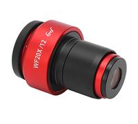 Xiuganpo Ocular de Microscopio Lente Recubierta Alta Transmitancia de Luz Visibilidad Ajustable para Laboratorio Interfaz de 30 Mm (Rojo)