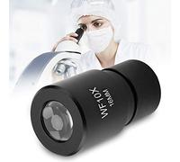 Xiuganpo Ocular de Microscopio WF10X Lente Ocular de 16 Mm para Microscopio Biológico Imagen Clara y Brillante Fácil de Colocar 23,2 Mm para Protección de la Vista