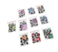 Xiuganpo Ojos de Seguridad, Creativo con Lavadora de Brillo Diy Breman -Ojos de Juguete de Lujoso, Manualidades para Juguetes de Crochet, Animales de Peluche, de Muñecas (24 mm)