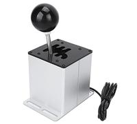 Xiuganpo Palanca de Cambios USB Simulación Precisa Palanca de Cambios H para, Fácil Plug and Play para 10, para Juegos de Carreras WRC EST ATS para T300, Aleación de Aluminio + Acero Inoxidable