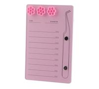 Xiuganpo Paleta de Pestañas, Soporte para Extensiones de Pestañas de 7 a 15 Mm, 9 Filas para Pinzas para Anillo de Pegamento para Tienda de